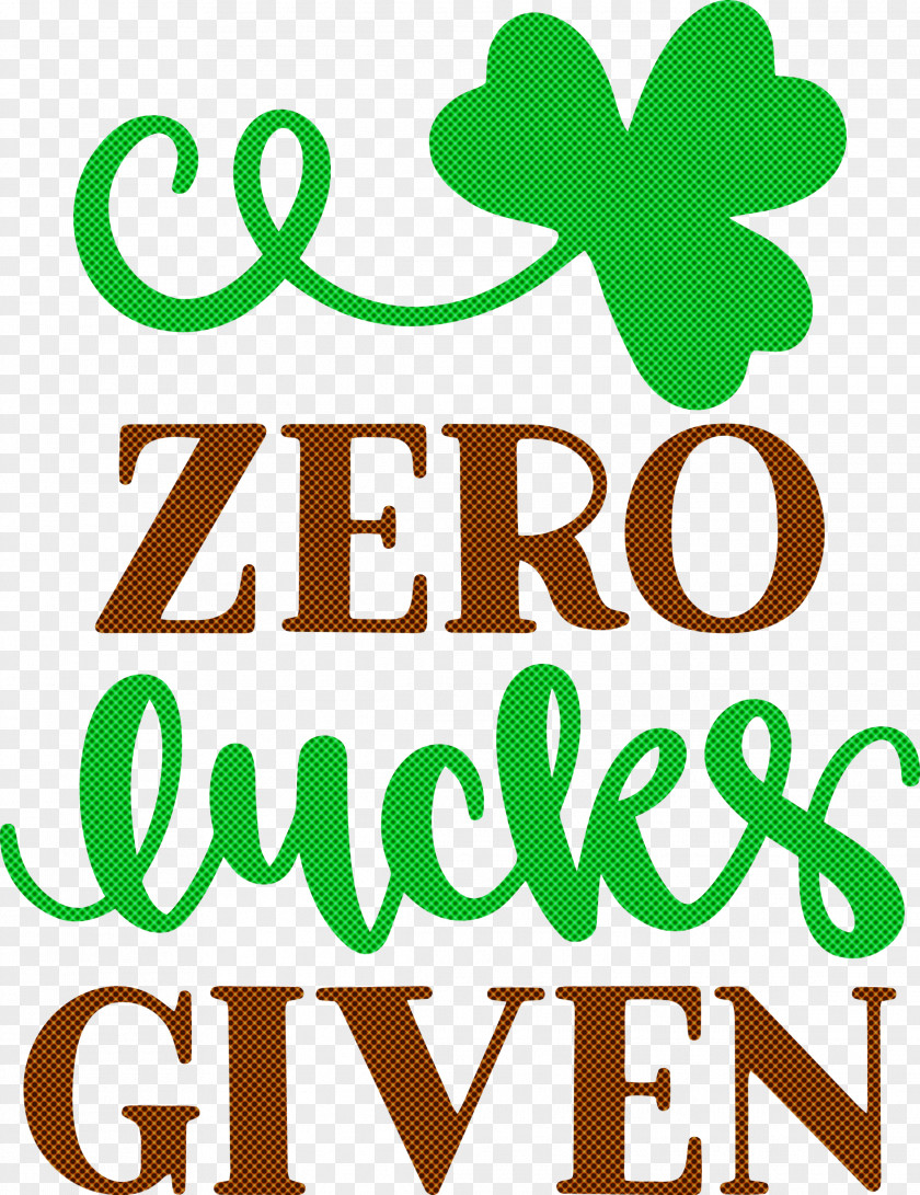 Zero Lucks Given Lucky Saint Patrick PNG