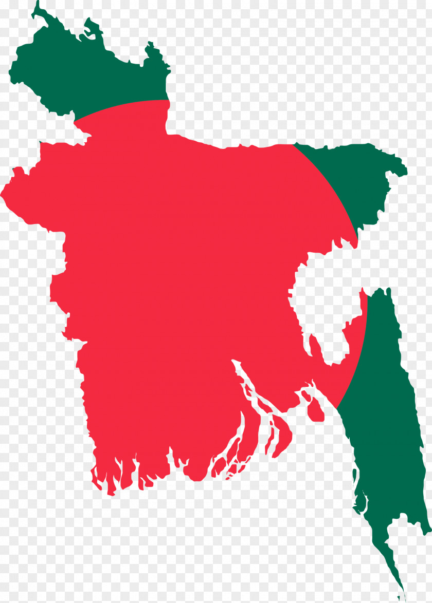 Map Flag Of Bangladesh Mapa Polityczna PNG