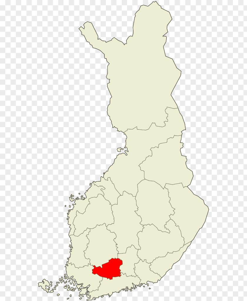 Map Pori Kalajoki Hämeenlinna Central Finland PNG