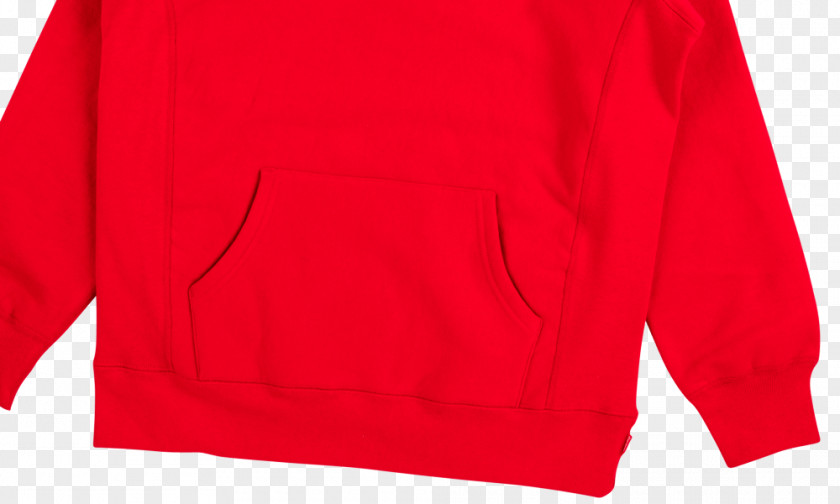 Red Off White Hoodie Sleeve Shoulder Product RED.M PNG
