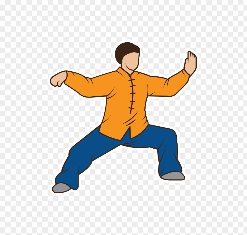 Tai Chi Exercise Shaolin Monastery Chinese Martial Arts Illustration PNG