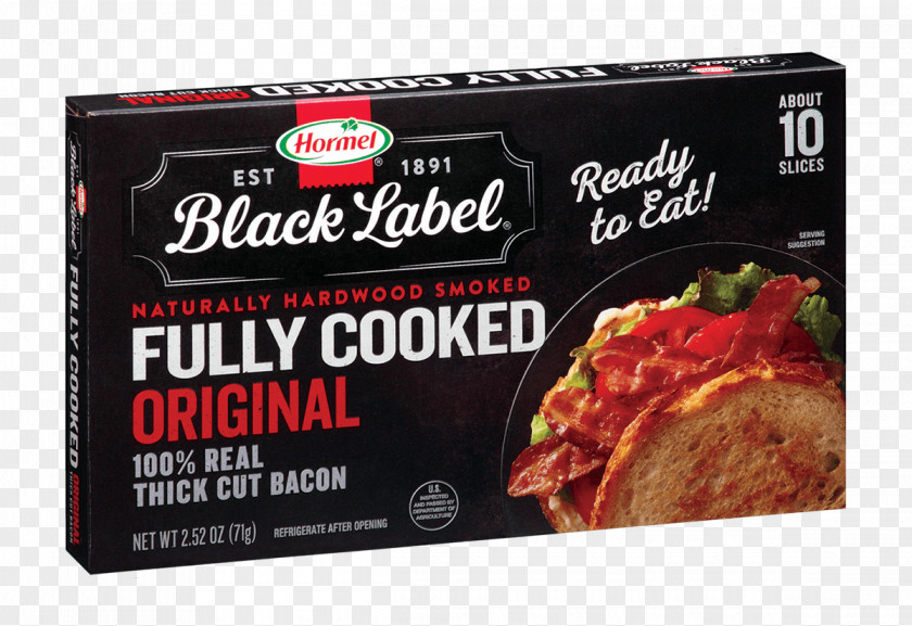 Twice Cooked Pork Back Bacon Cooking Hormel Breakfast PNG