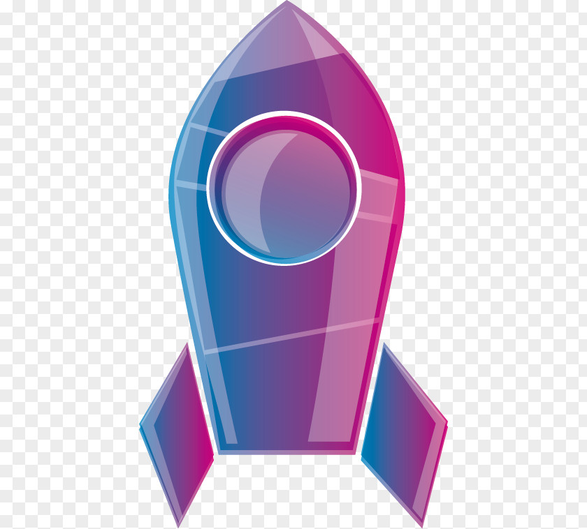 Vector Cartoon Rocket Graphic Design PNG