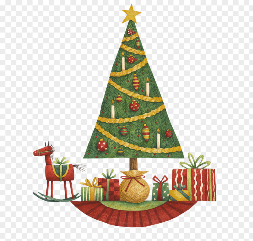 Christmas Tree Santa Claus Ornament Day PNG
