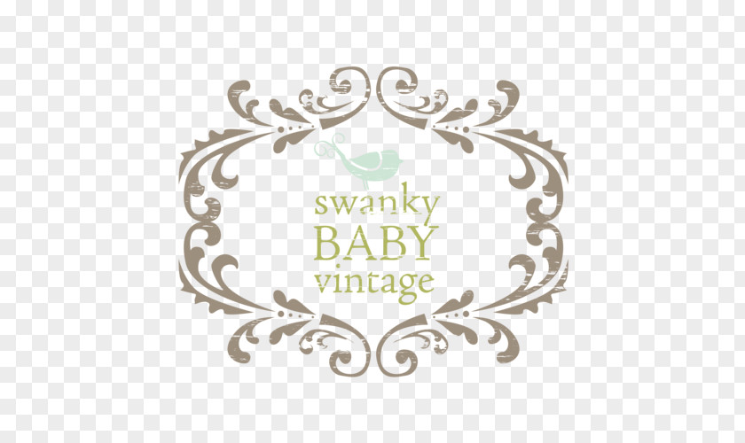 Baby Vintage Logo Stencil Infant Brand Photography PNG