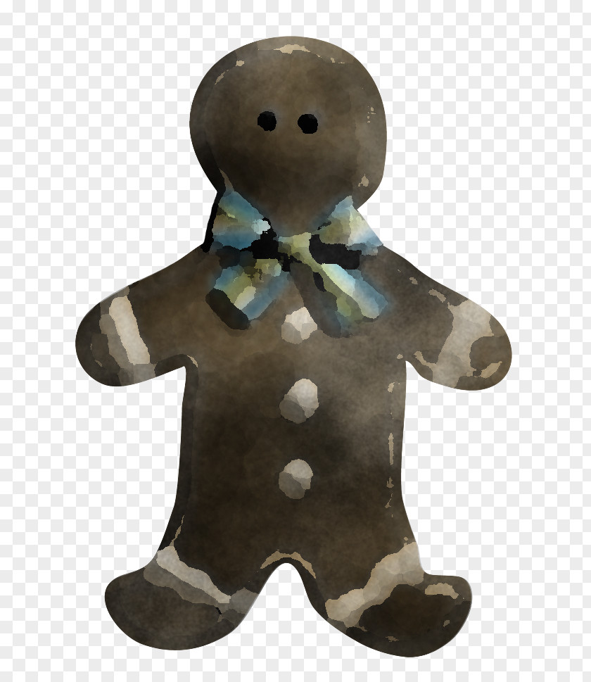 Brown Gingerbread Toy Pattern Figurine PNG