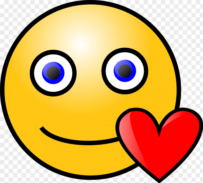 Kiss Smiley Emoticon Love Heart Clip Art PNG