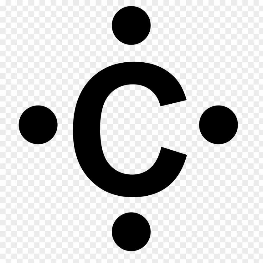 Symbol Lewis Structure Atom Carbon Valence Electron PNG