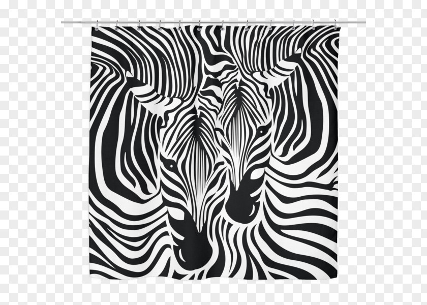 Zebra Black And White Animal Print PNG