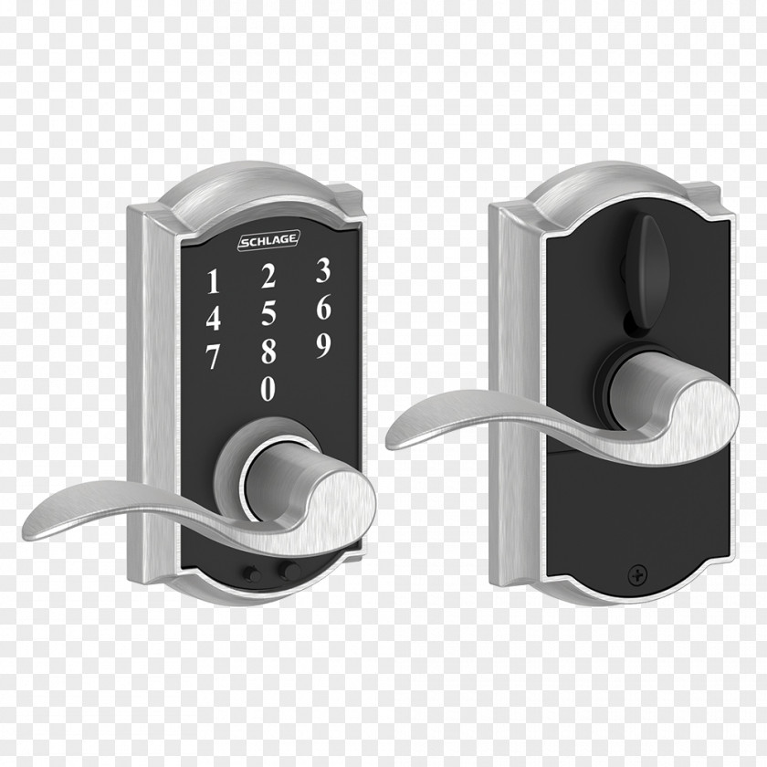 Electronic Locks Schlage Dead Bolt Lock Key Door Handle PNG