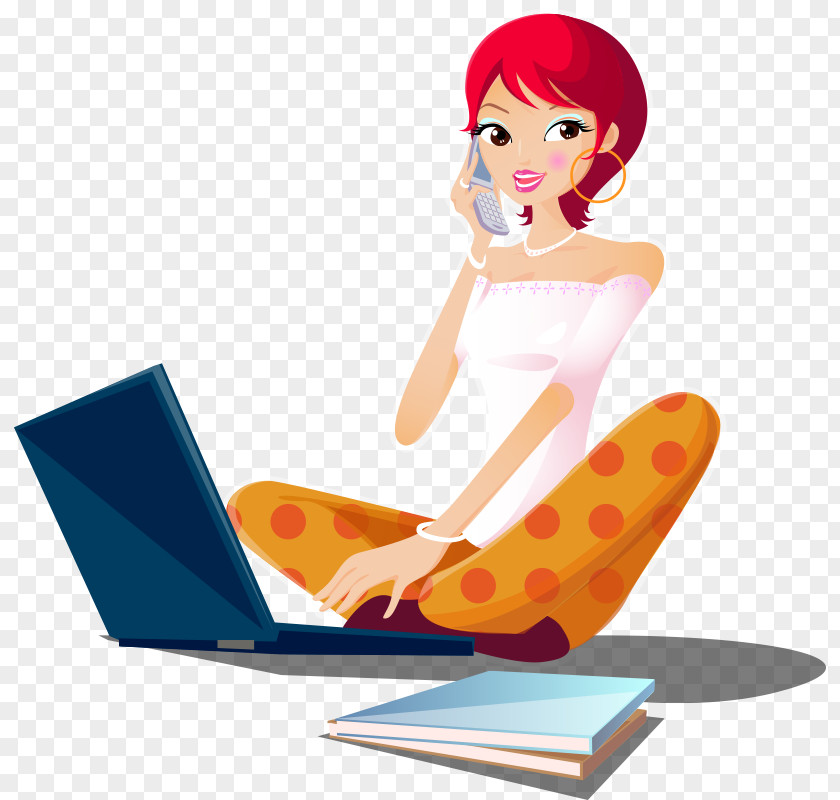 Negocios Woman Illustrator PNG