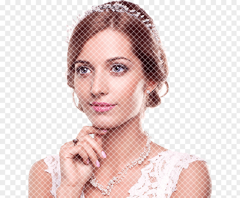 Blonde Bride Eyebrow Hairdresser Hairstyle Glamour PNG