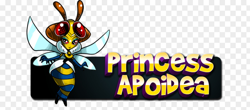 Lava Cake Honey Bee Translation Princess Character Logo PNG