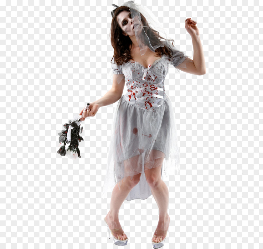 Rubber Goods Costume Party Halloween Bride Dress PNG