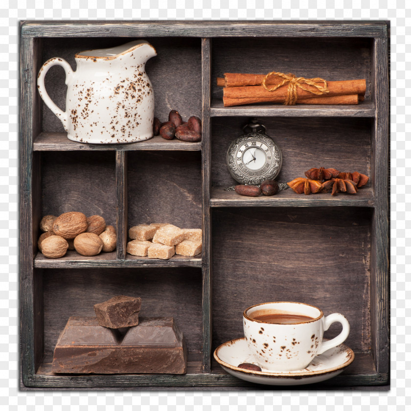 Spices In Kind Coffee Cafe Wall Mural PNG