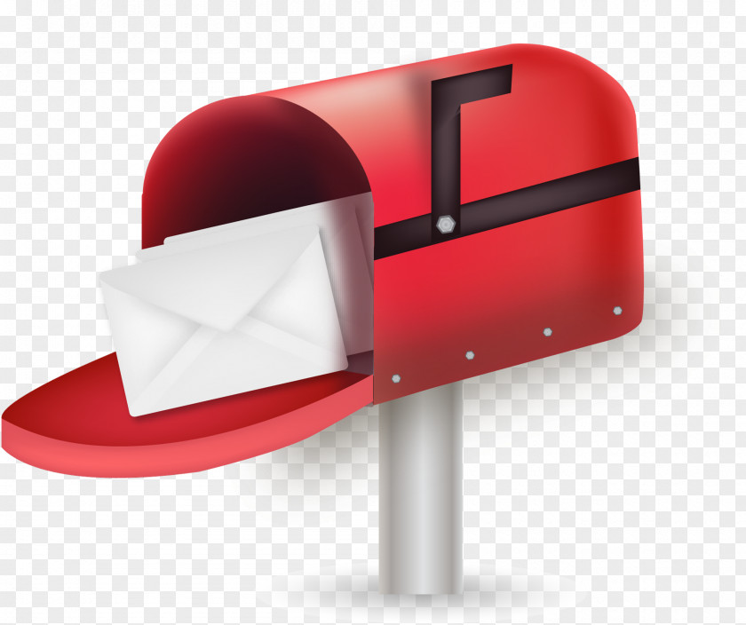 Vector 3D Mailbox Post Box Letter PNG