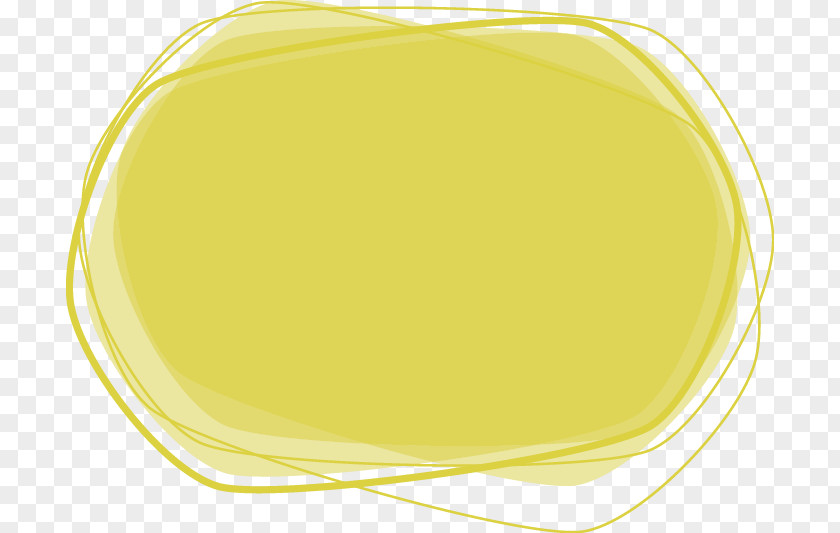 Cute Colored Border Yellow PNG