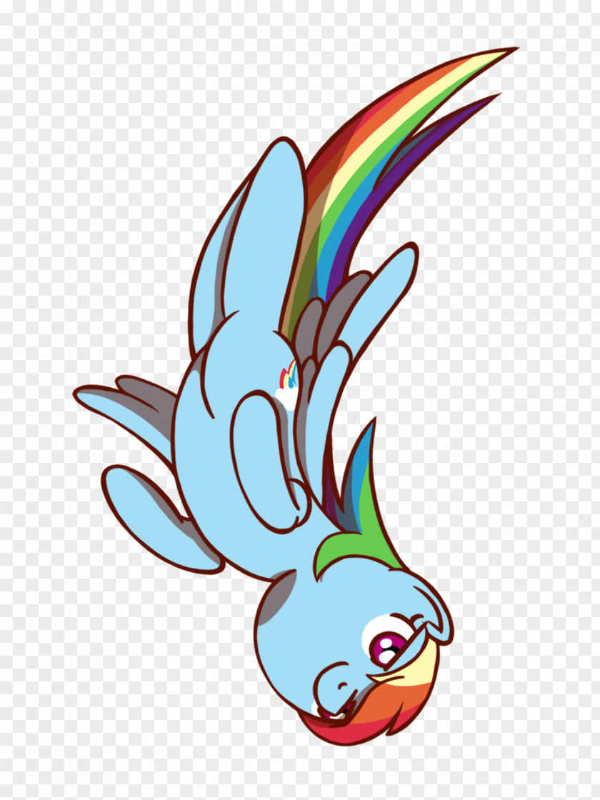 Dashed Rainbow Dash Clip Art PNG