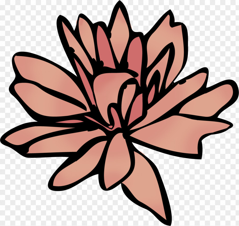 Design Floral Cut Flowers Symmetry Pattern PNG