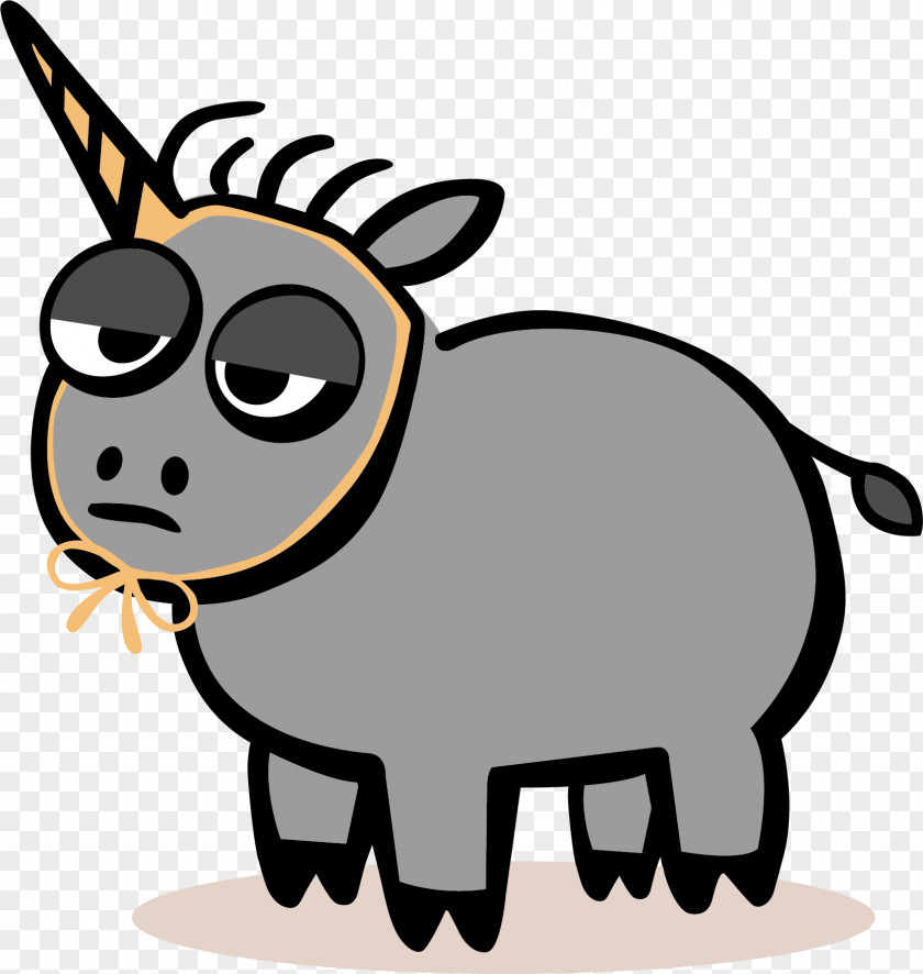Unicorn Horn Dog Clip Art PNG
