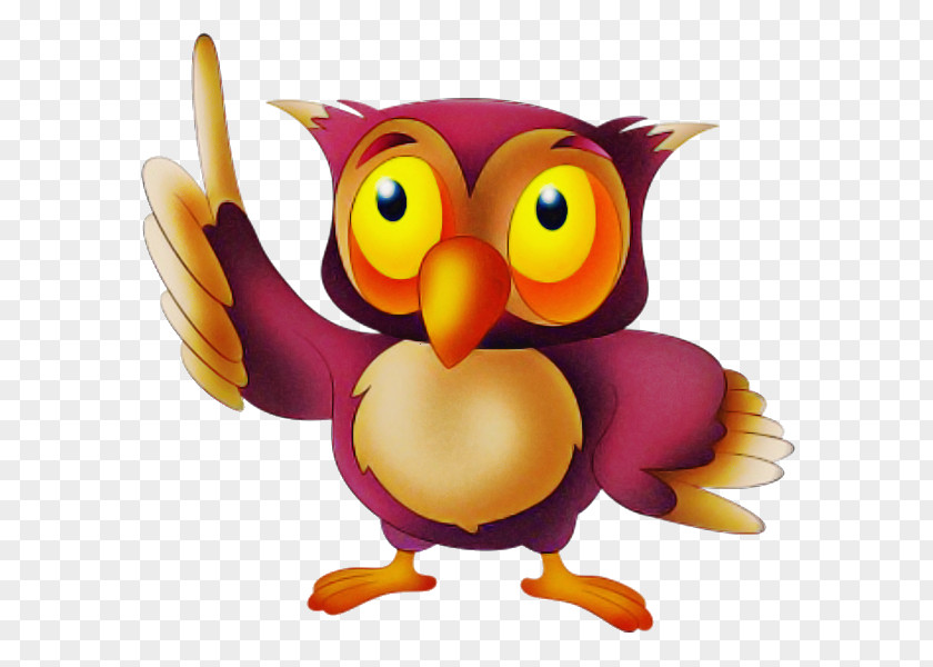Bird Owl Cartoon Of Prey Animation PNG