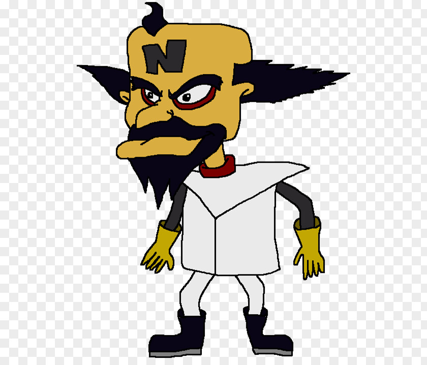 Doctor Neo Cortex Beak Character Cartoon Clip Art PNG