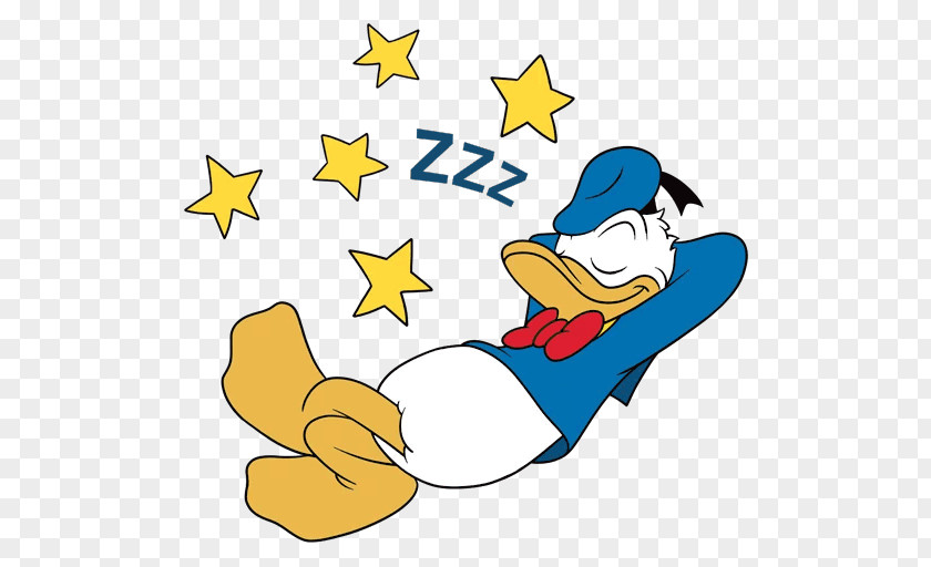 Donald Duck Sticker Telegram VKontakte PNG