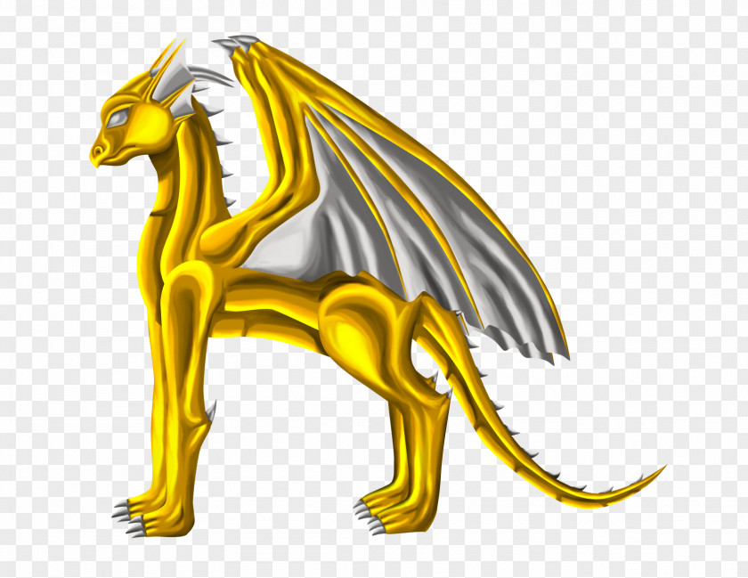 Dragon Drawing Gold DeviantArt PNG