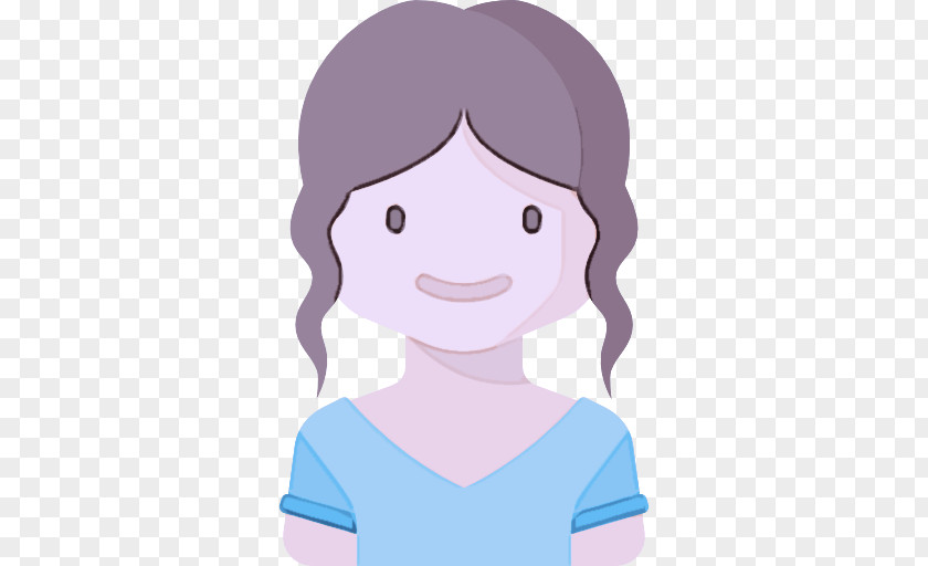 Jaw Animation Face Cartoon Head Violet Cheek PNG