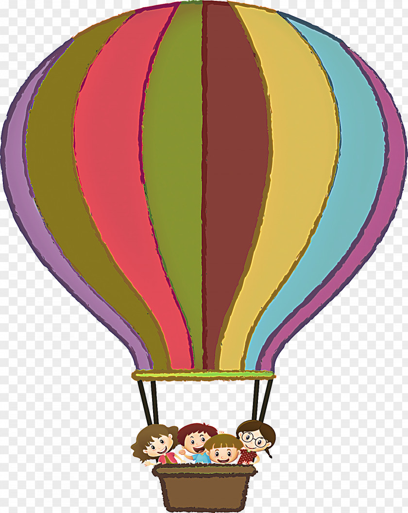 Air Sports Magenta Hot Balloon PNG