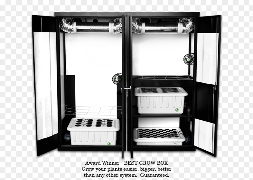 Closet Grow Box Hydroponics SuperCloset Compact Fluorescent Lamp PNG