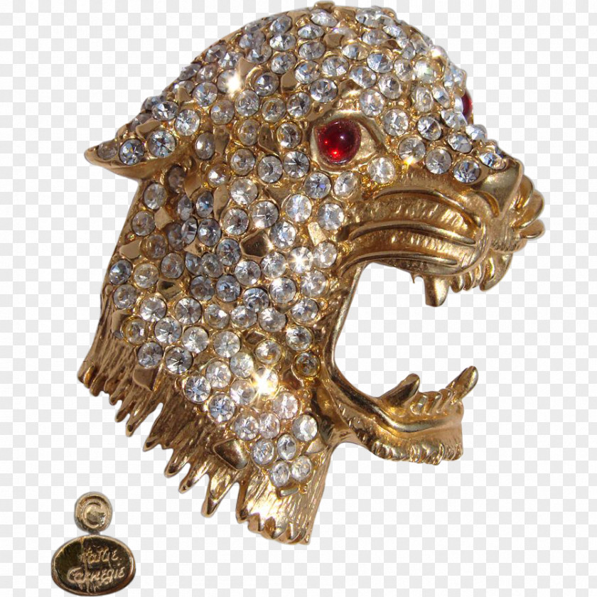 Rhinestone Brooch Gold Jewellery Metal Bling-bling PNG