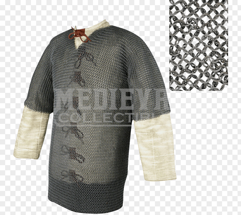 T-shirt Hauberk Mail Sleeve PNG