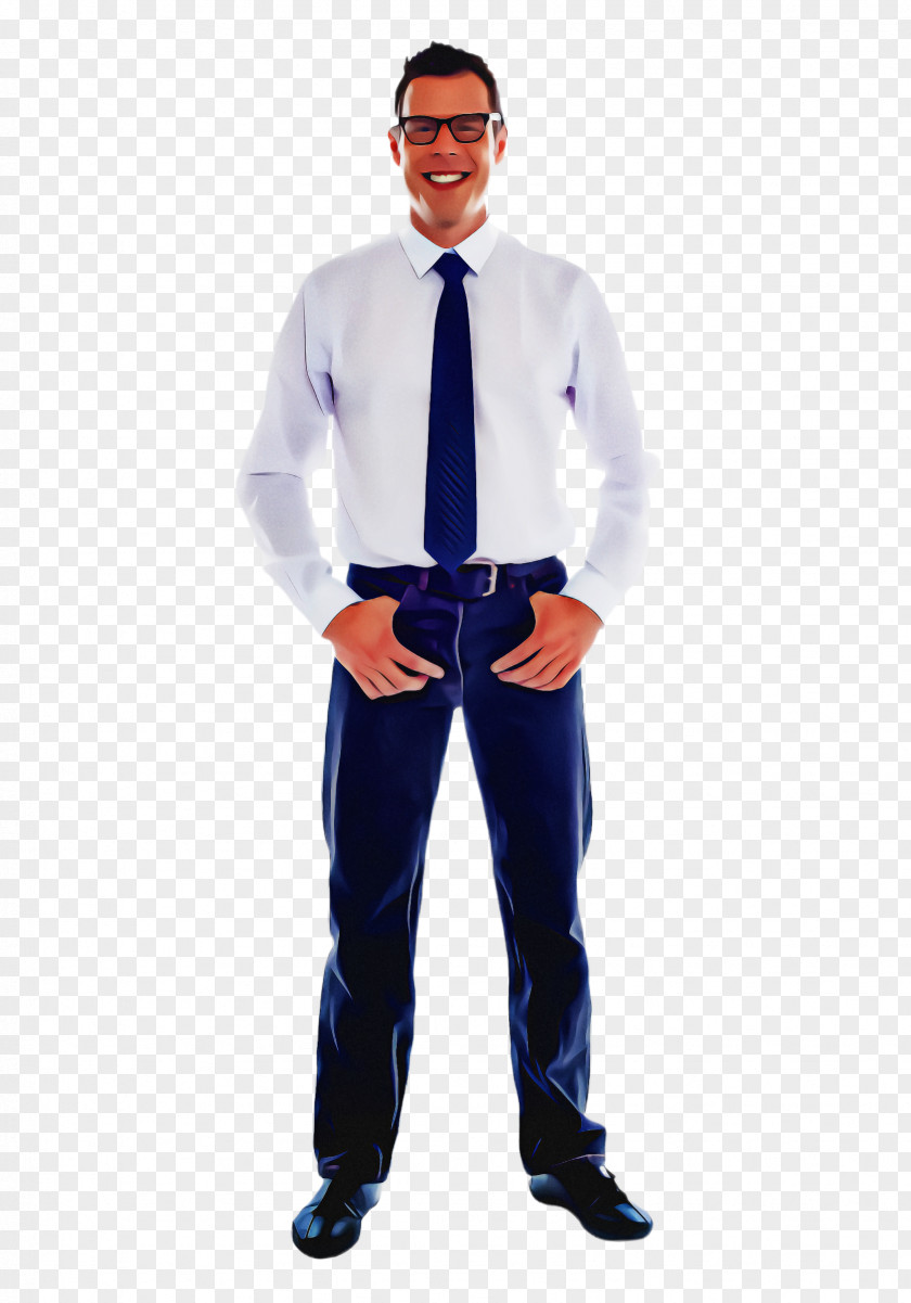 Uniform Outerwear Clothing Standing Blue Suit Electric PNG
