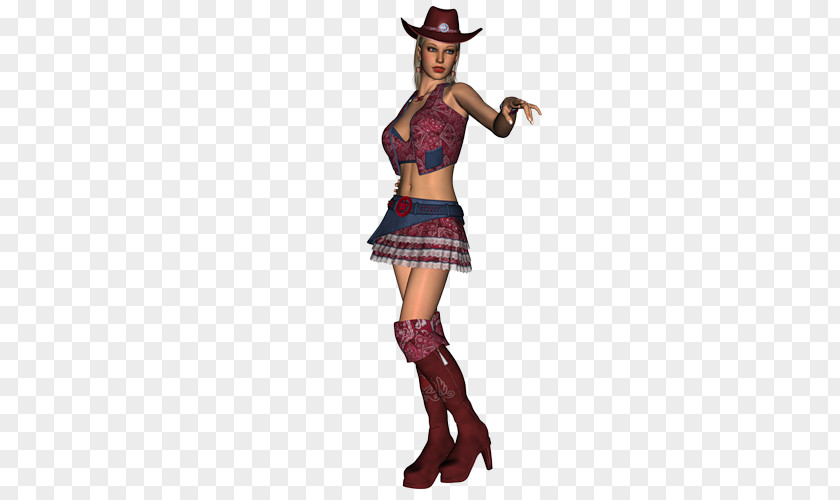 Woman Costume Female Cowboy Western PNG