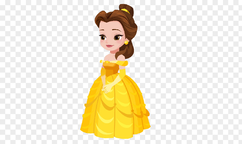 Yellow Dress Belle Beast Snow White Clip Art PNG