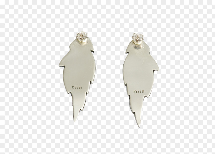 Fine Feathers Earring PNG