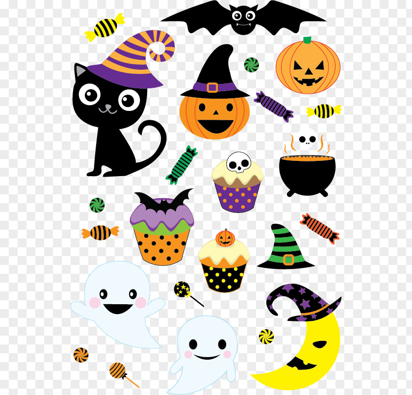 Halloween Design Elements Jack-o'-lantern Pumpkin Calabaza PNG