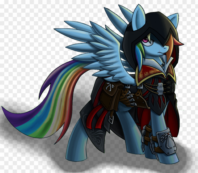 Rainbow Night Dash Ezio Auditore Pony Fluttershy Horse PNG