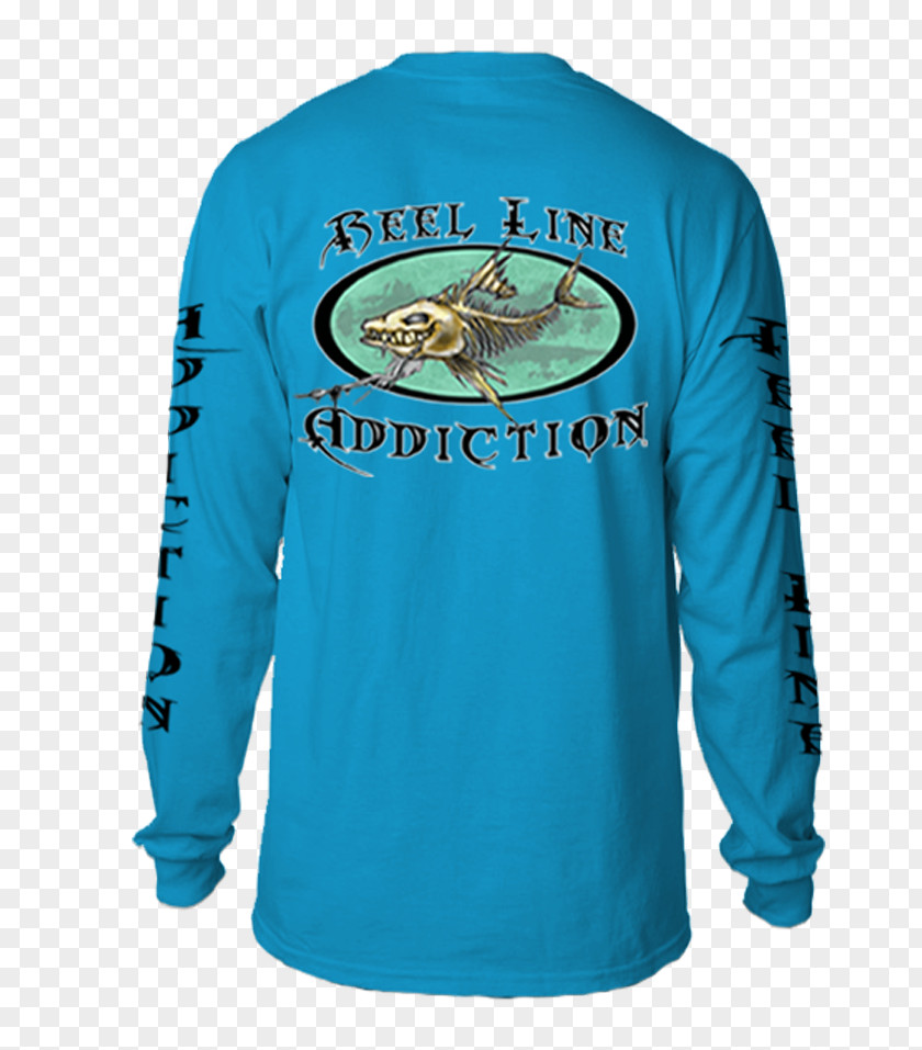 T-shirt Long-sleeved Hoodie Fishing PNG