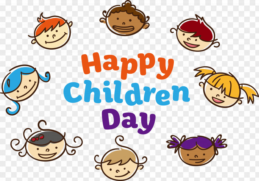 The English Alphabet Around Head Of A Child Childrens Day Clip Art PNG