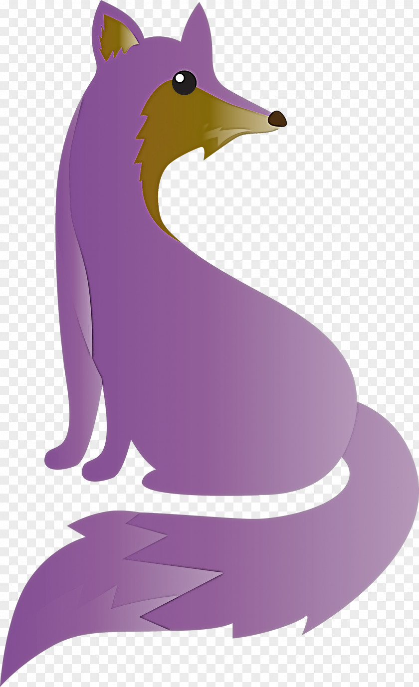 Purple Cartoon Animal Figure PNG