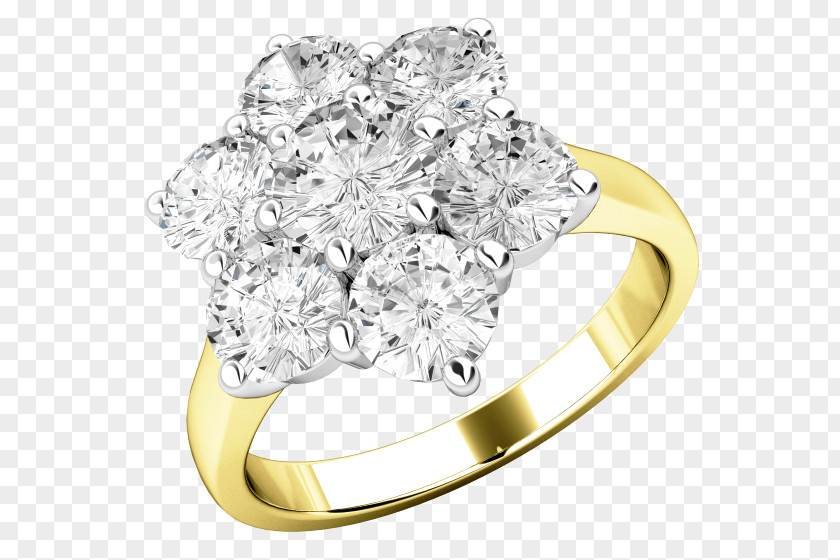 Wedding Ring Engagement Silver Diamond PNG
