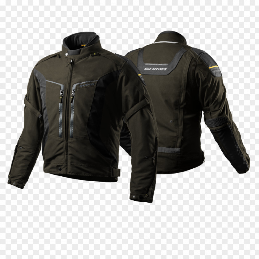 Jacket Leather Giubbotto Motorcycle Riding Gear Longewala PNG