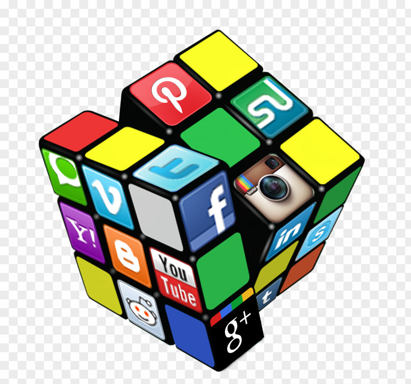 Rubiks Cube Social Media Marketing Optimization Measurement PNG