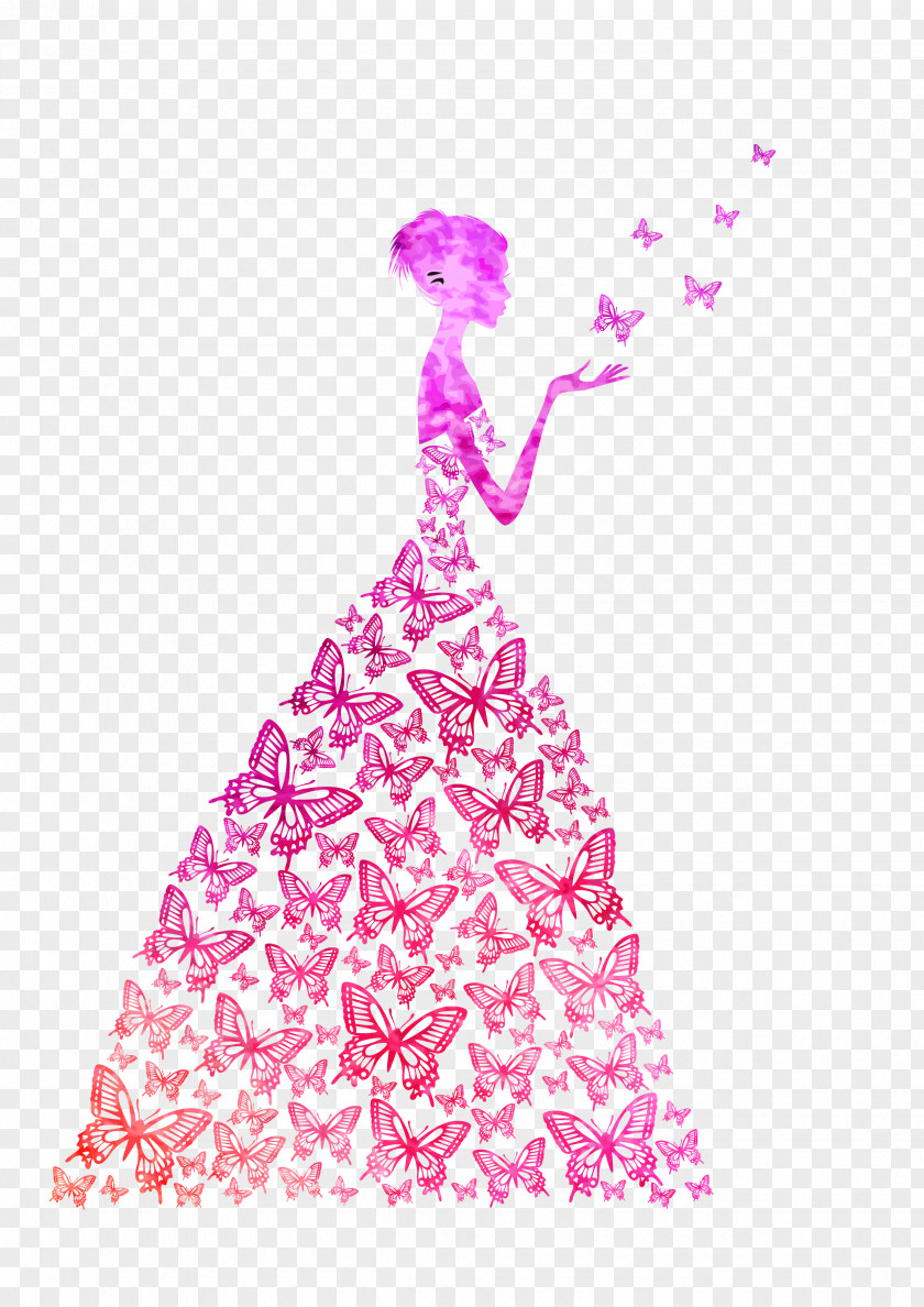 Silhouette Bride Royalty-free Illustration PNG