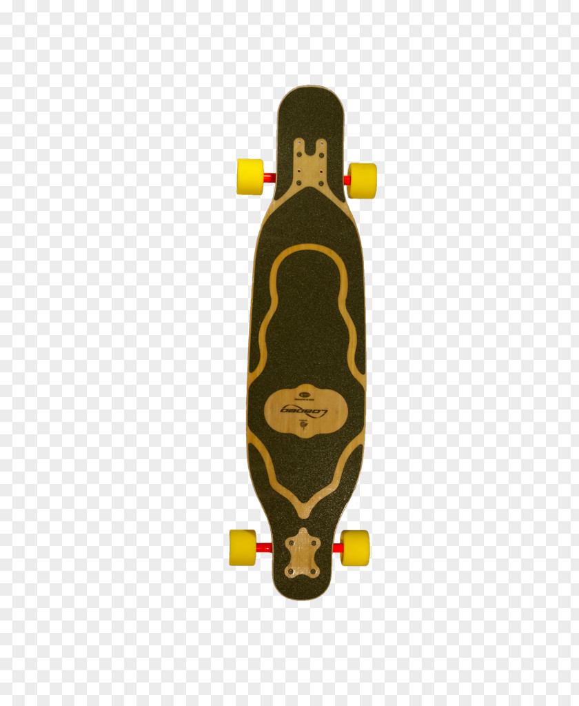 Design Longboarding Yellow PNG