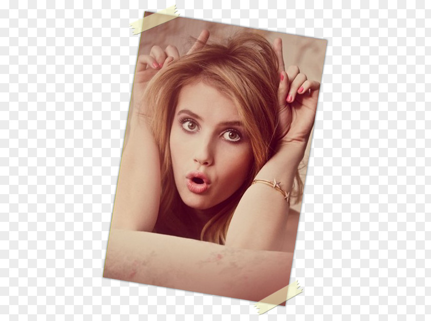 Emma Roberts Celebrity Hair Coloring Brown Red PNG