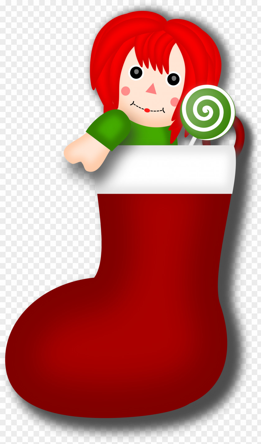 Rag Doll Cliparts Raggedy Ann Santa Claus Christmas Stockings PNG