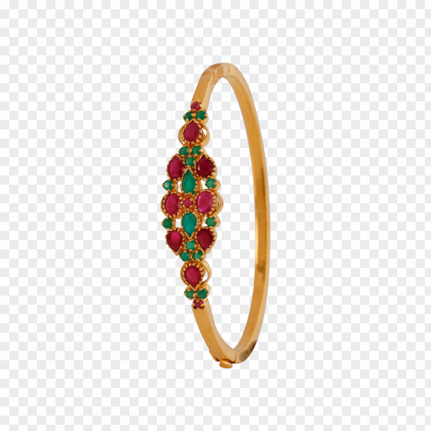 Ruby Lalithaa Jewellery Bangle Bracelet Gemstone PNG